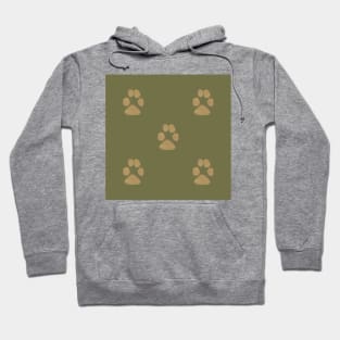 Five Paw Prints Hoodie